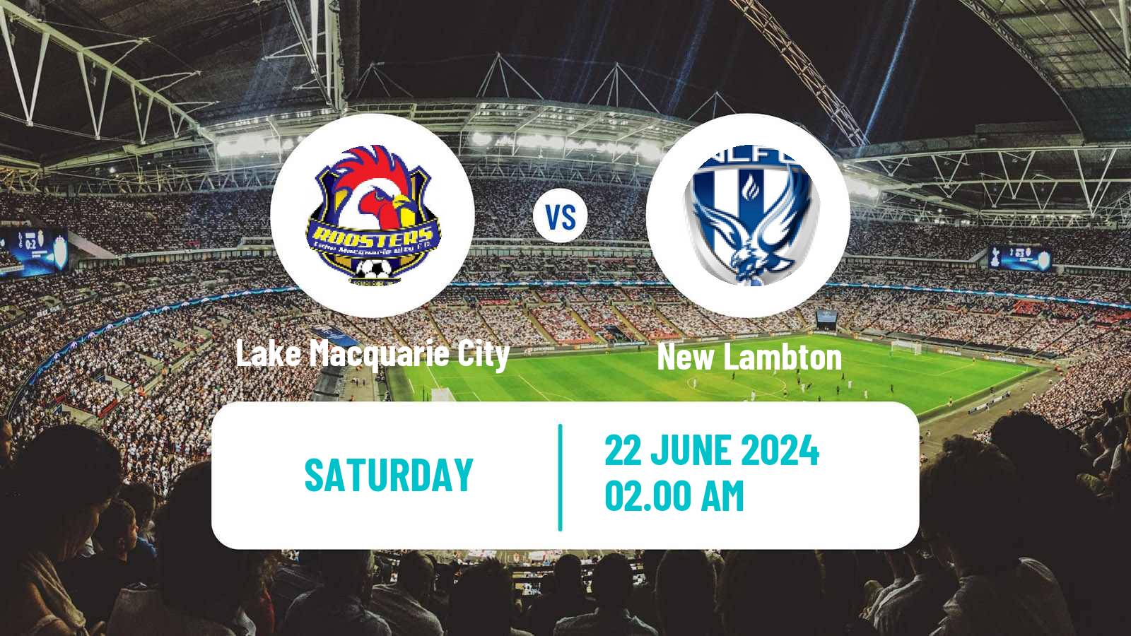 Soccer Australian NPL Northern NSW Lake Macquarie City - New Lambton