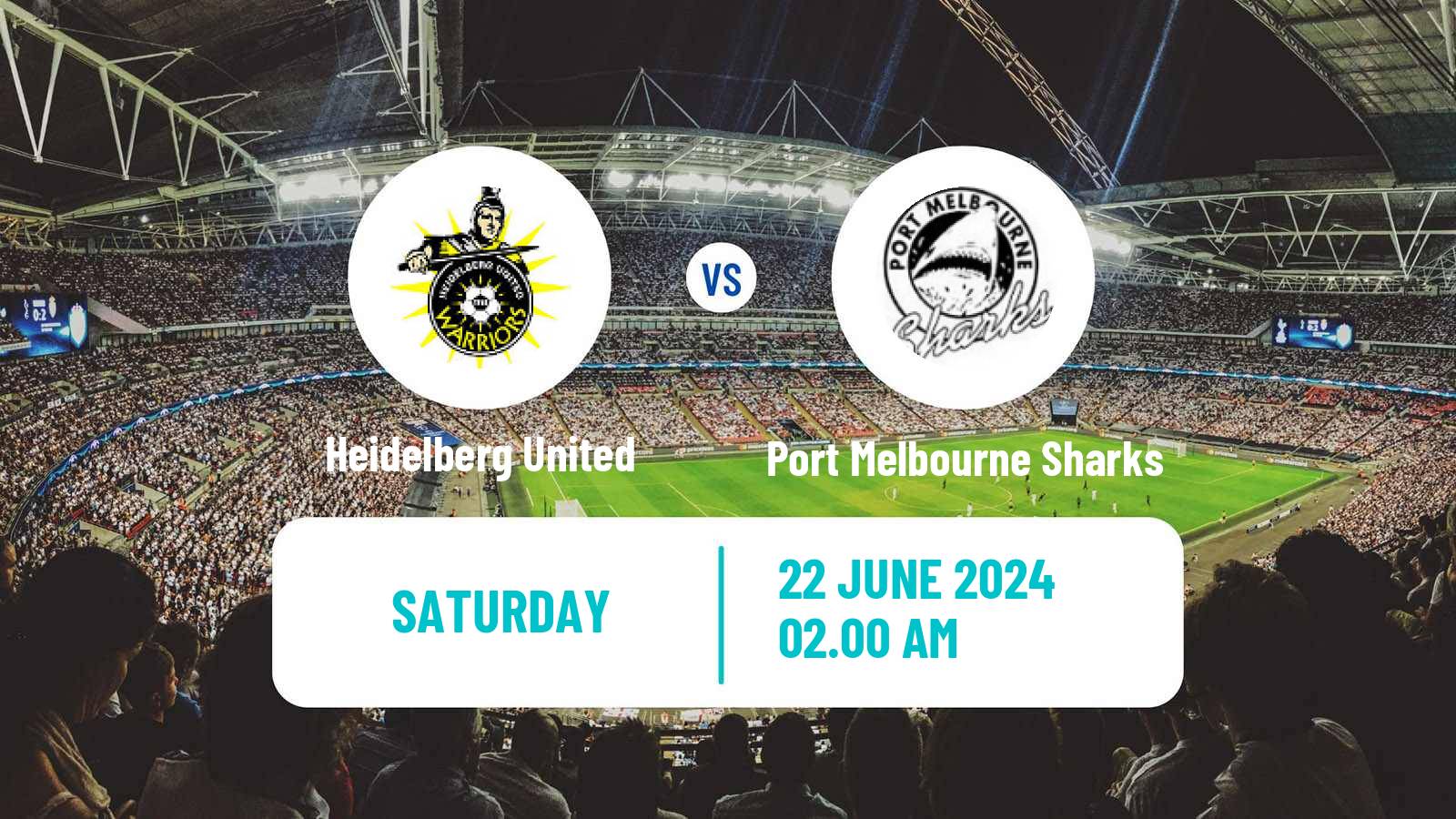 Soccer Australian NPL Victoria Heidelberg United - Port Melbourne Sharks
