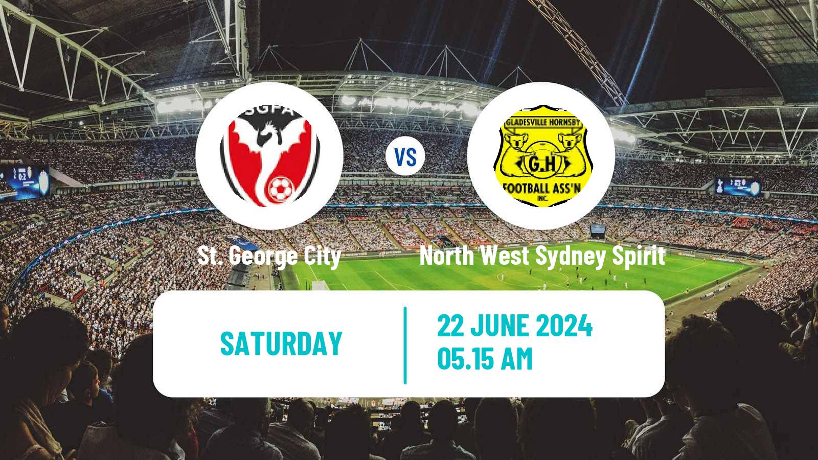 Soccer Australian NPL NSW St. George City - North West Sydney Spirit