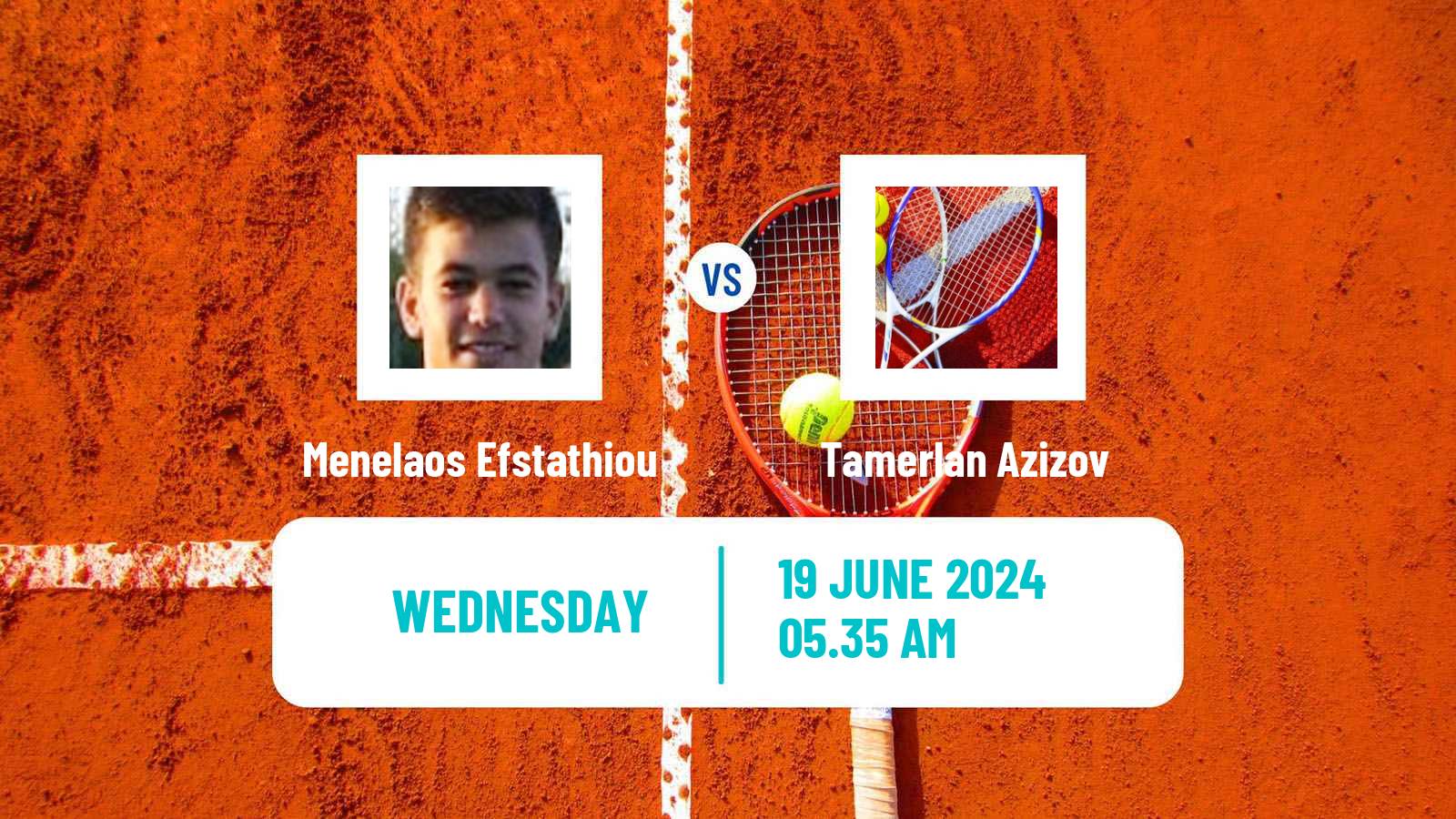 Tennis Davis Cup Group III Menelaos Efstathiou - Tamerlan Azizov