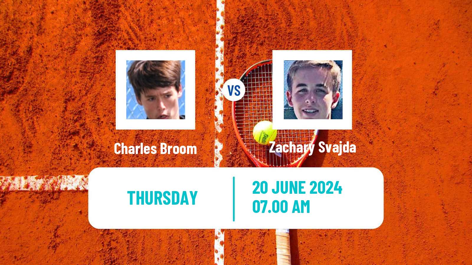 Tennis Ilkley Challenger Men Charles Broom - Zachary Svajda