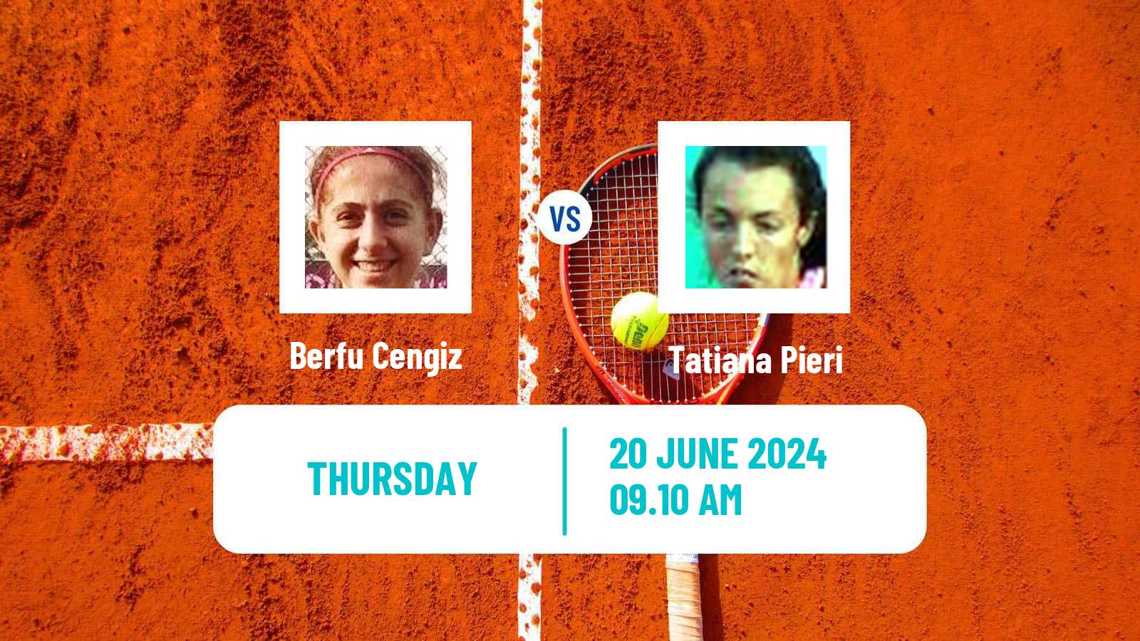 Tennis ITF W50 Ystad Women Berfu Cengiz - Tatiana Pieri