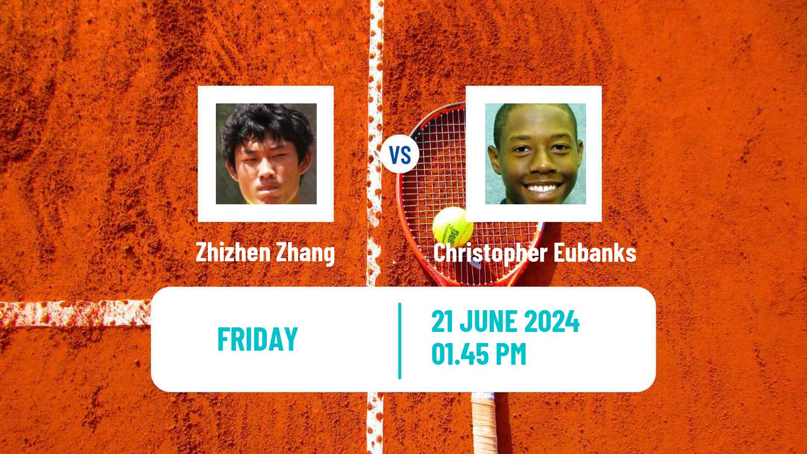 Tennis ATP Halle Zhizhen Zhang - Christopher Eubanks