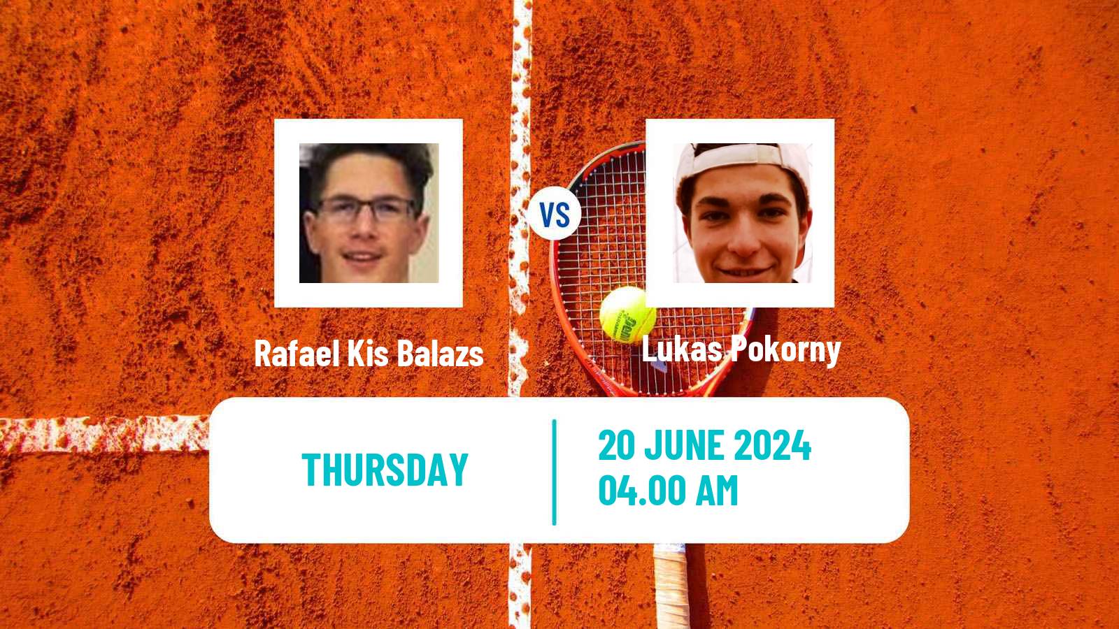 Tennis ITF M15 Nyiregyhaza 2 Men Rafael Kis Balazs - Lukas Pokorny