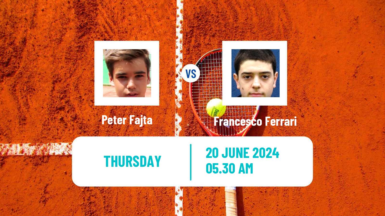 Tennis ITF M15 Nyiregyhaza 2 Men Peter Fajta - Francesco Ferrari