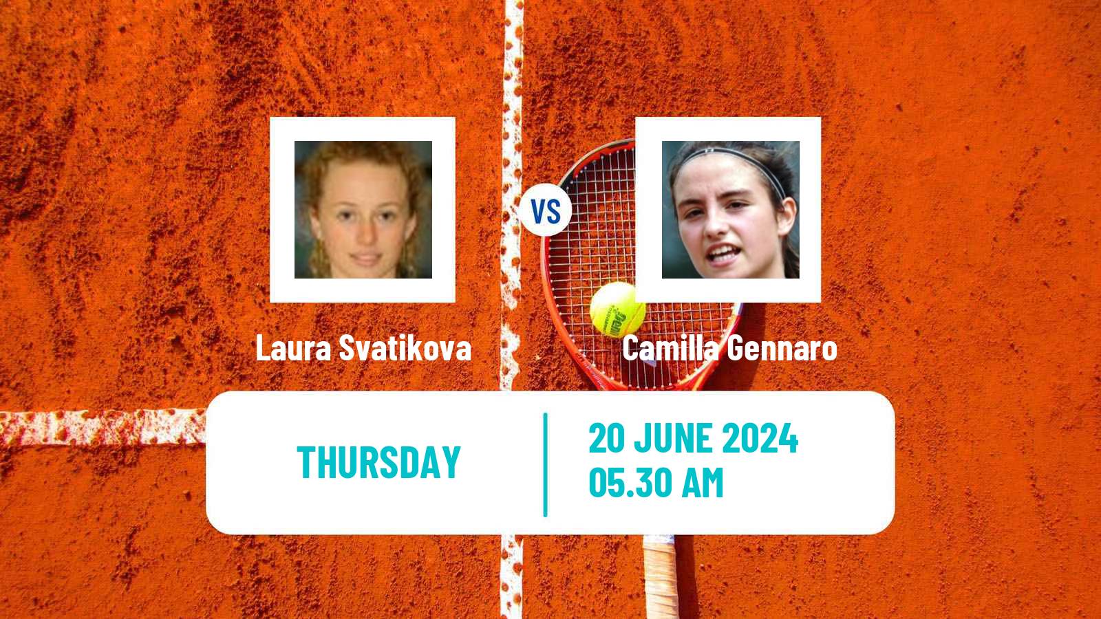 Tennis ITF W15 Bucharest 3 Women Laura Svatikova - Camilla Gennaro