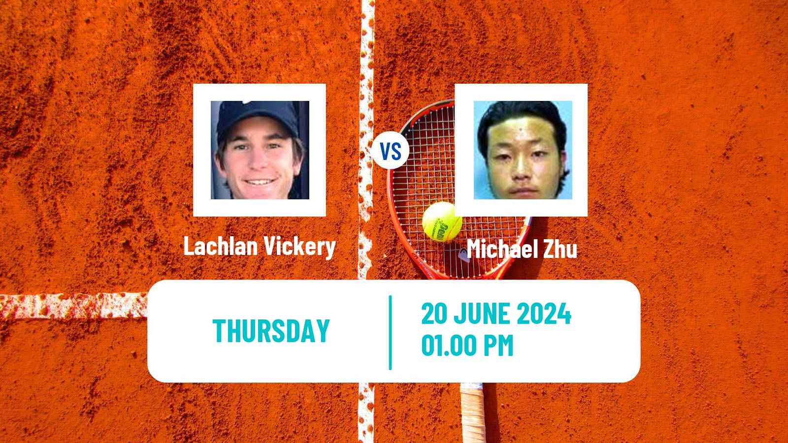 Tennis ITF M15 Monastir 25 Men Lachlan Vickery - Michael Zhu