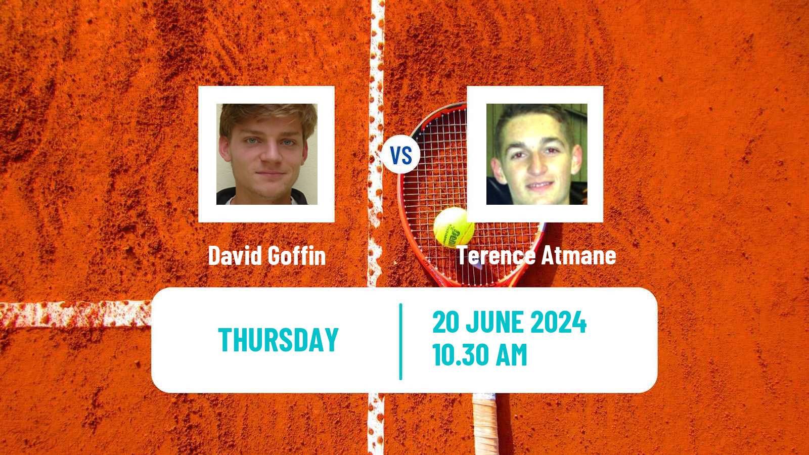 Tennis Ilkley Challenger Men David Goffin - Terence Atmane