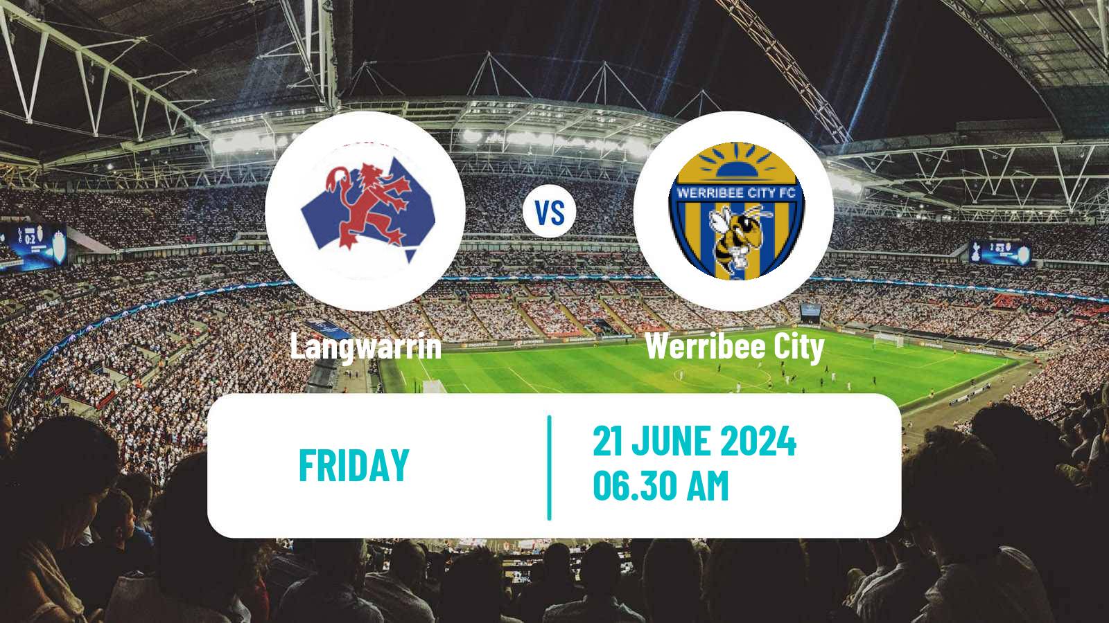 Soccer Australian Victoria Premier League Langwarrin - Werribee City