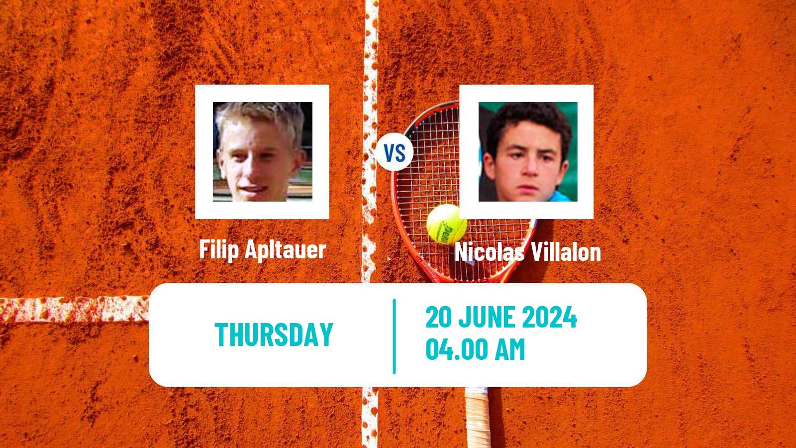 Tennis ITF M15 Cluj Napoca Men Filip Apltauer - Nicolas Villalon