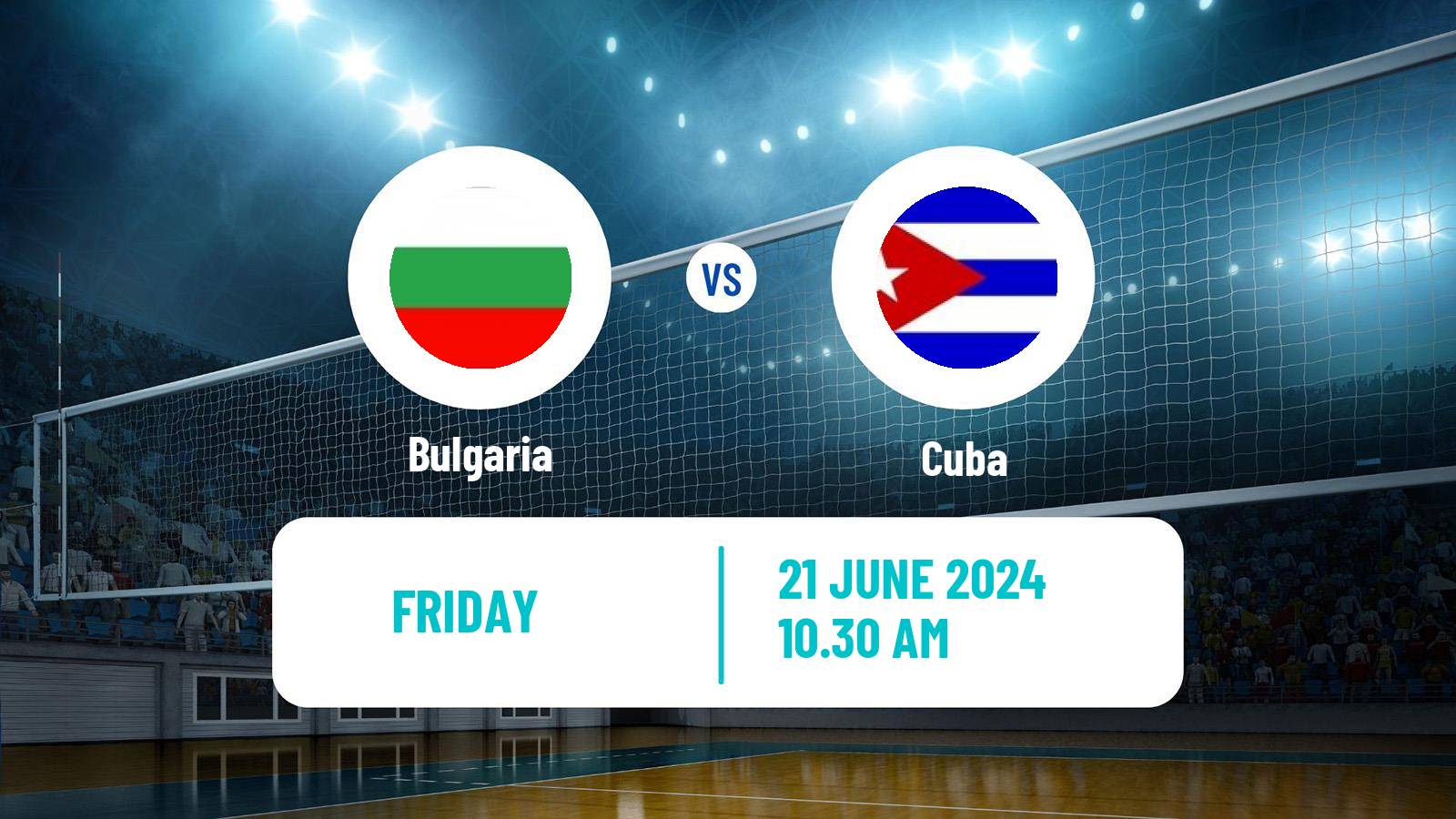 Volleyball Nations League Volleyball Bulgaria - Cuba