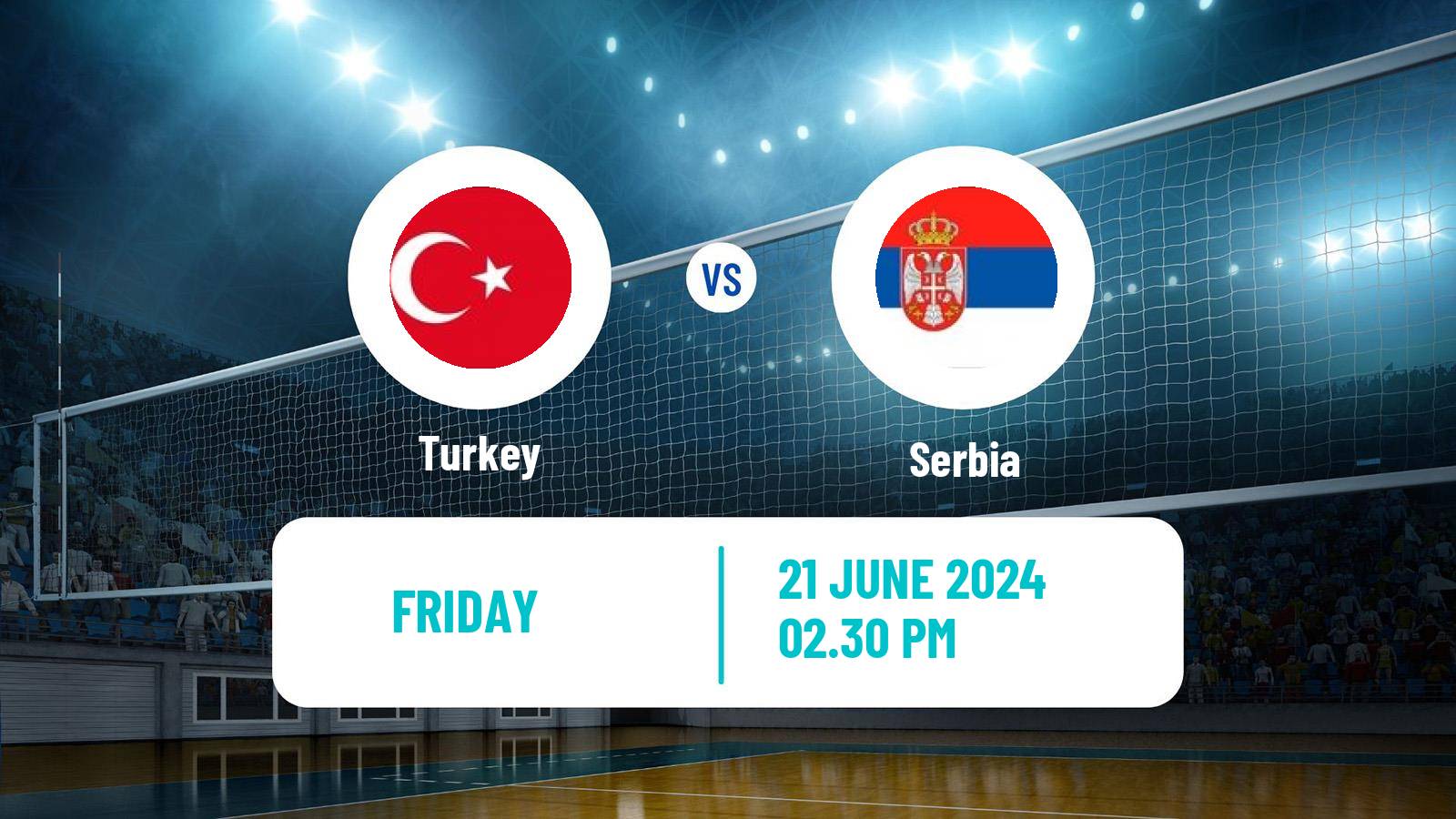 Volleyball Nations League Volleyball Turkey - Serbia