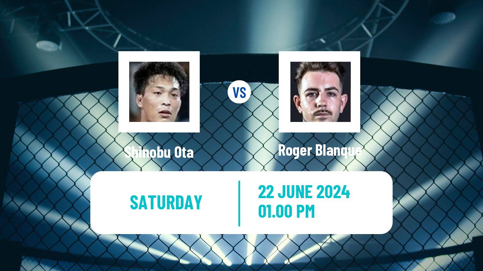 MMA Bantamweight Bellator Men Shinobu Ota - Roger Blanque