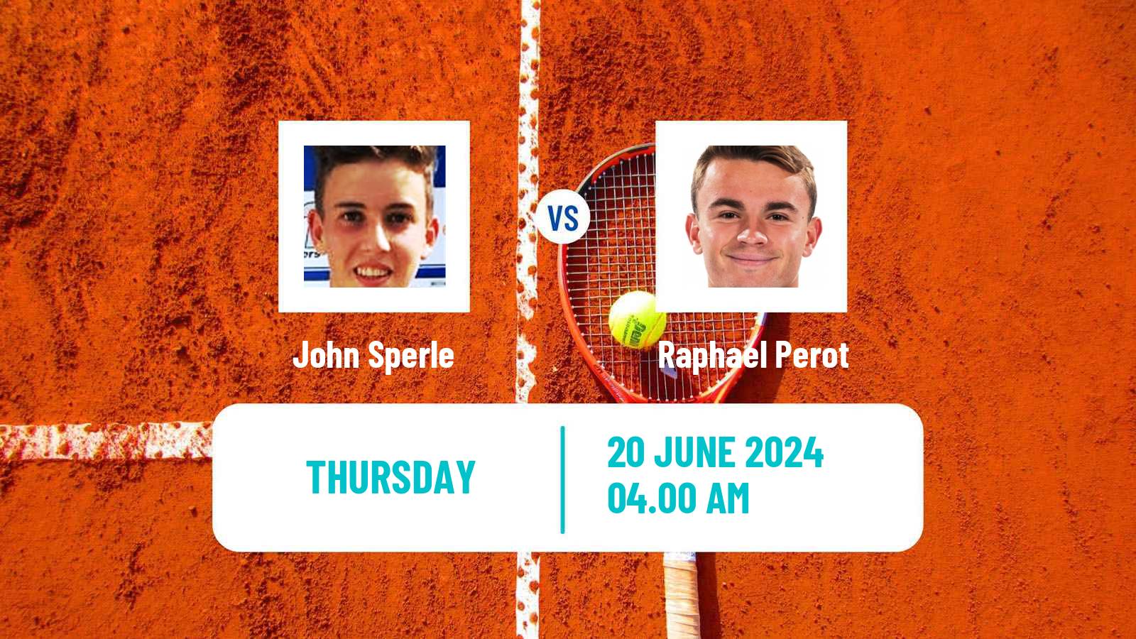 Tennis ITF M25 Duffel Men John Sperle - Raphael Perot
