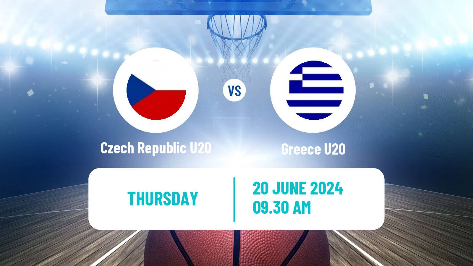 Basketball Friendly International Basketball Czech Republic U20 - Greece U20