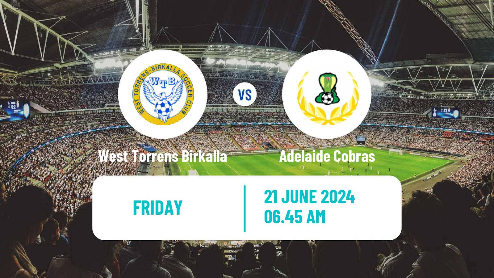 Soccer Australian SA State League West Torrens Birkalla - Adelaide Cobras