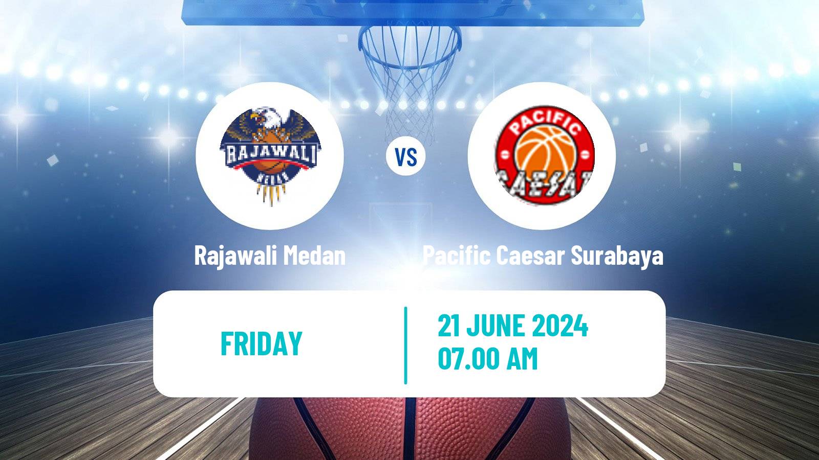 Basketball Indonesian IBL Rajawali Medan - Pacific Caesar Surabaya