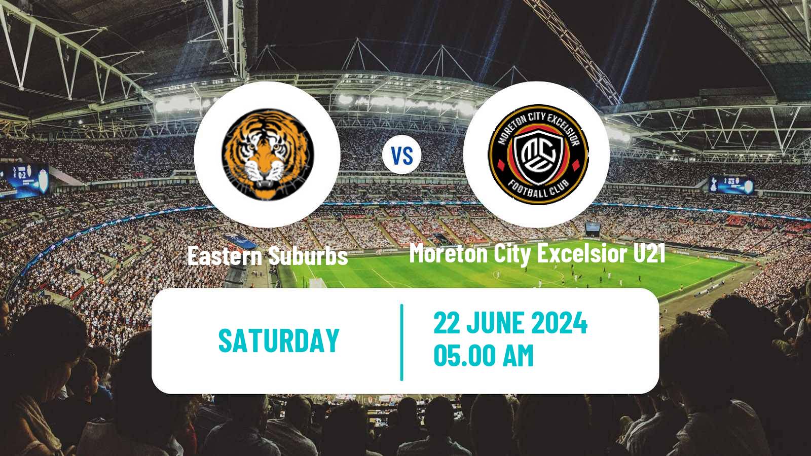 Soccer Australian Queensland Premier League Eastern Suburbs - Moreton City Excelsior U21