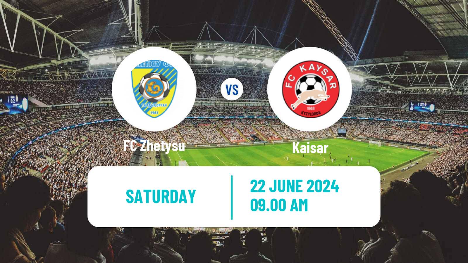 Soccer Kazakh Premier League Zhetysu - Kaisar