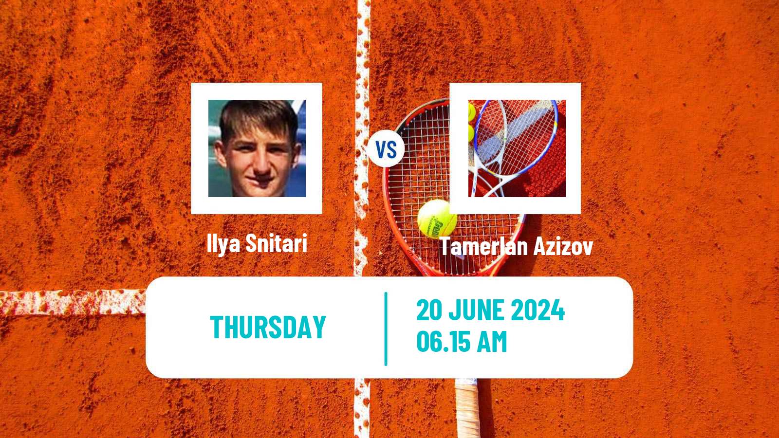 Tennis Davis Cup Group III Ilya Snitari - Tamerlan Azizov