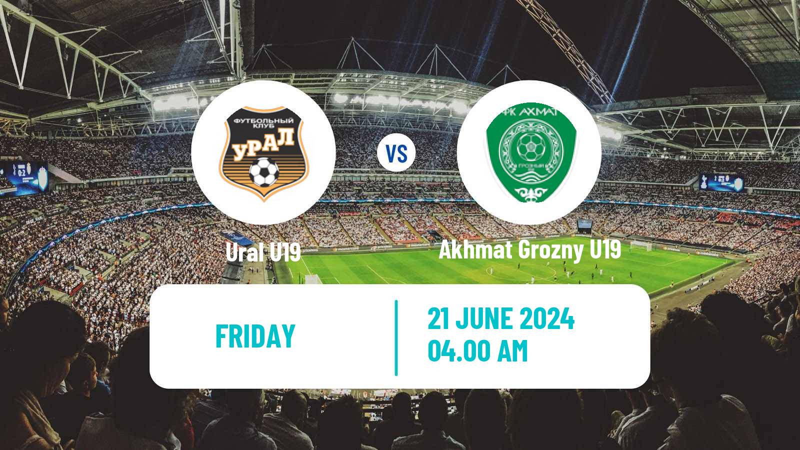 Soccer Russian Youth League Ural U19 - Akhmat Grozny U19