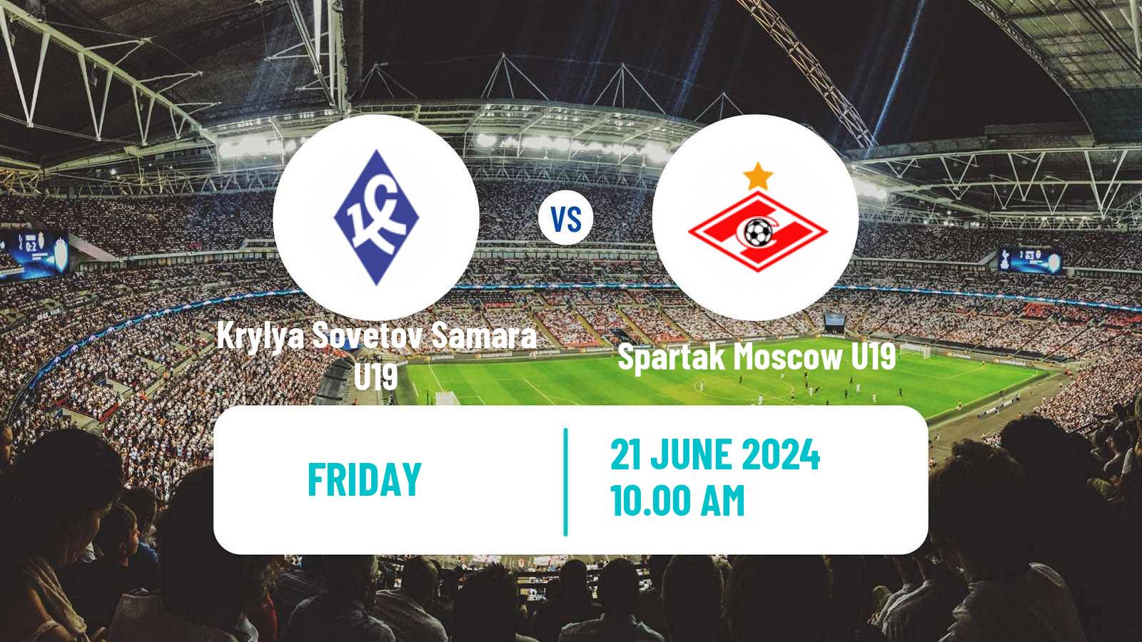 Soccer Russian Youth League Krylya Sovetov Samara U19 - Spartak Moscow U19