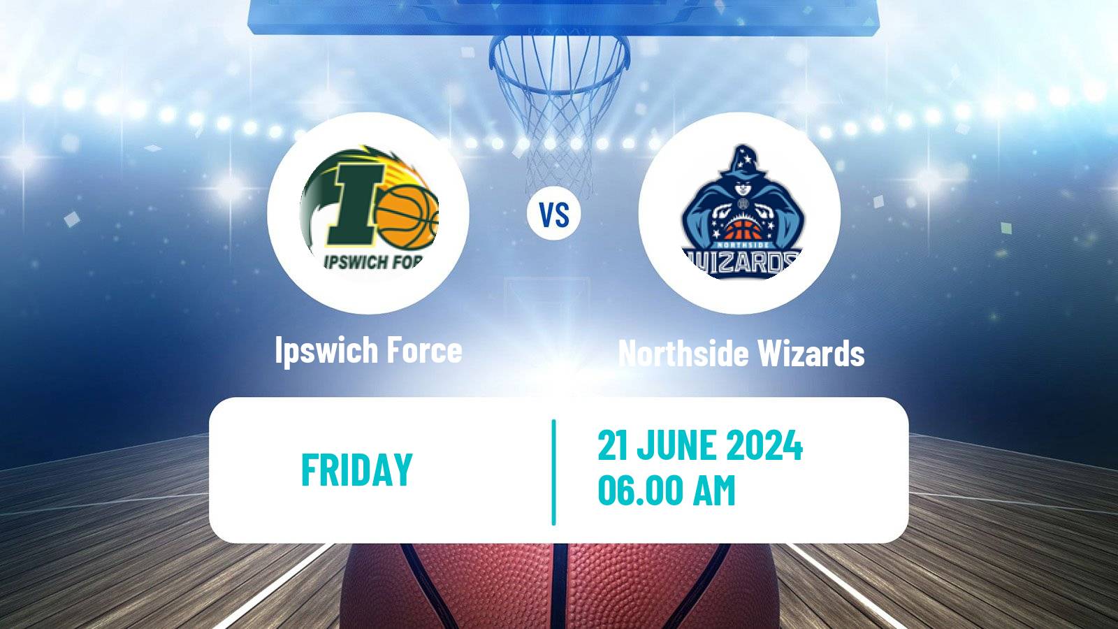 Basketball Australian NBL1 North Ipswich Force - Northside Wizards