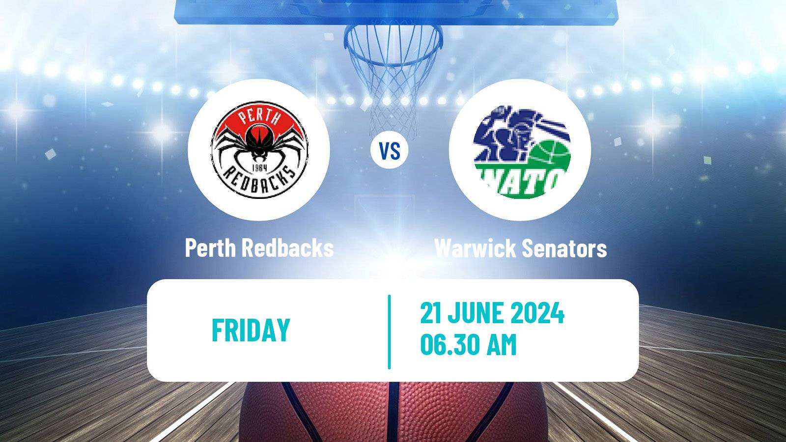 Basketball Australian NBL1 West Women Perth Redbacks - Warwick Senators