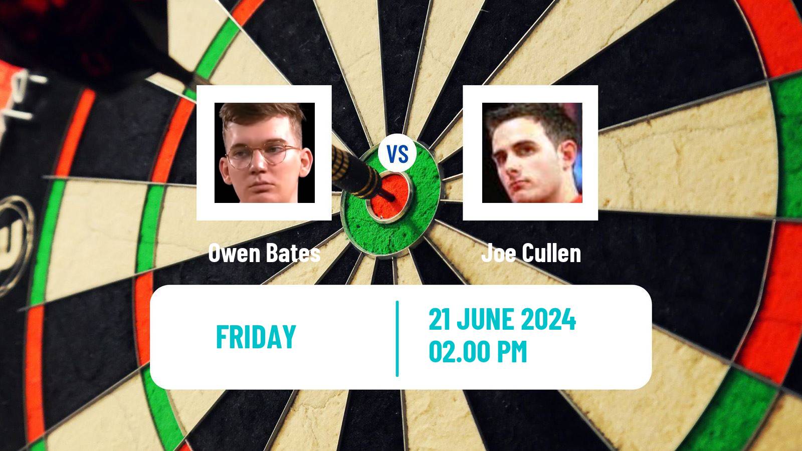 Darts European Tour 8 Owen Bates - Joe Cullen