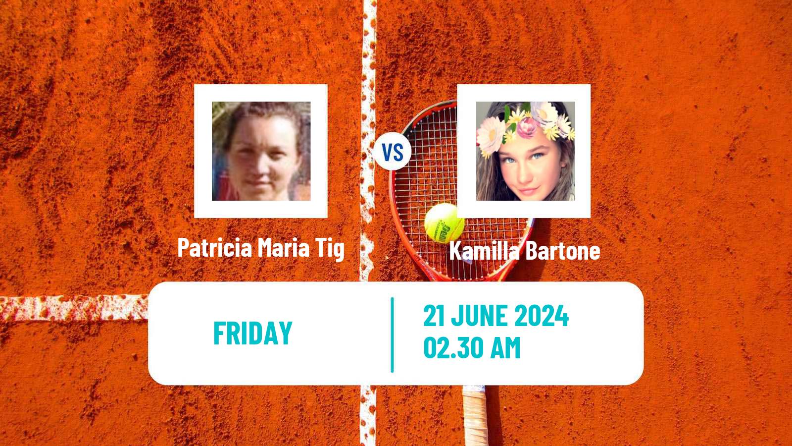 Tennis ITF W15 Bucharest 3 Women Patricia Maria Tig - Kamilla Bartone