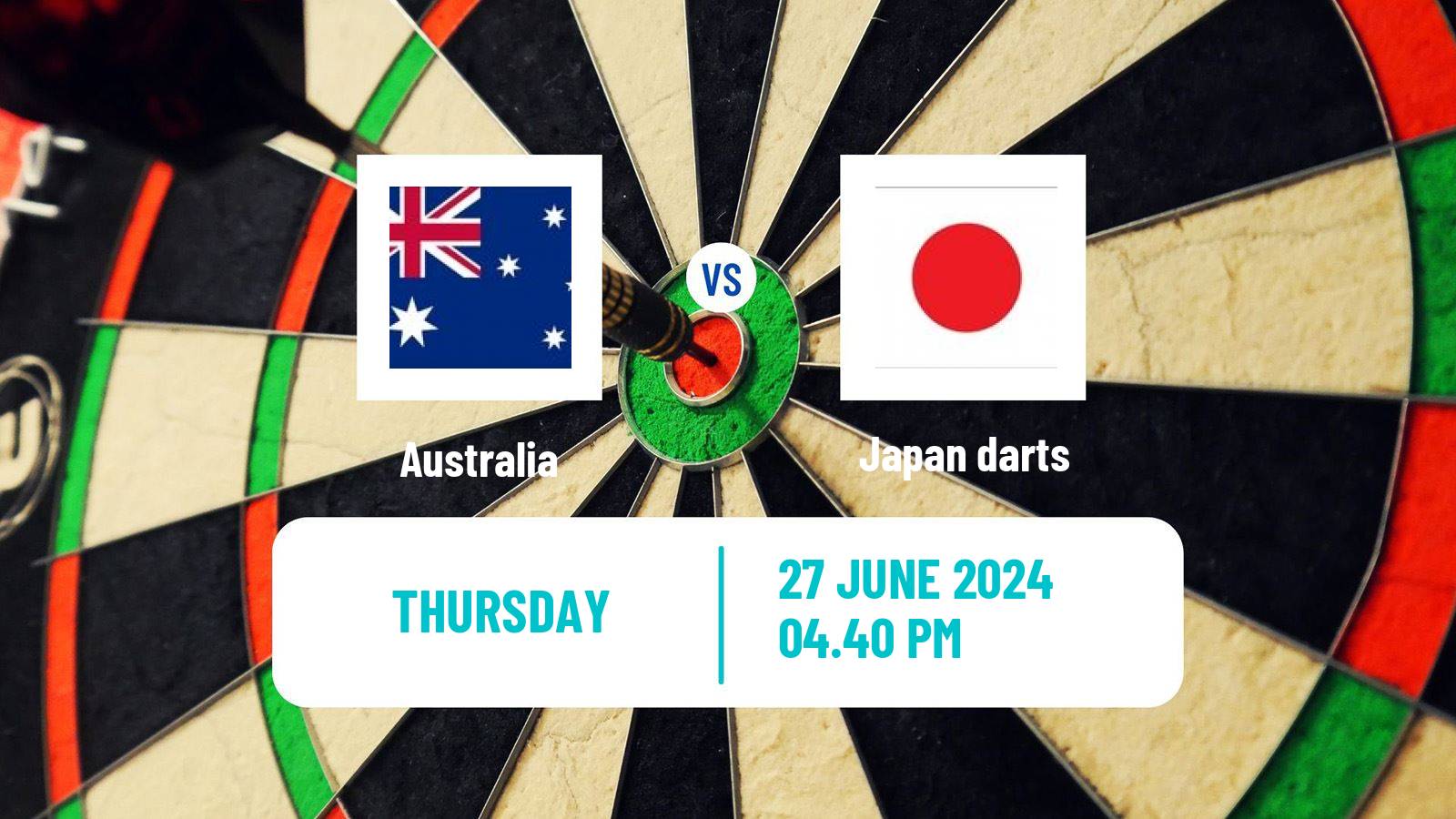 Darts World Cup Teams Australia - Japan