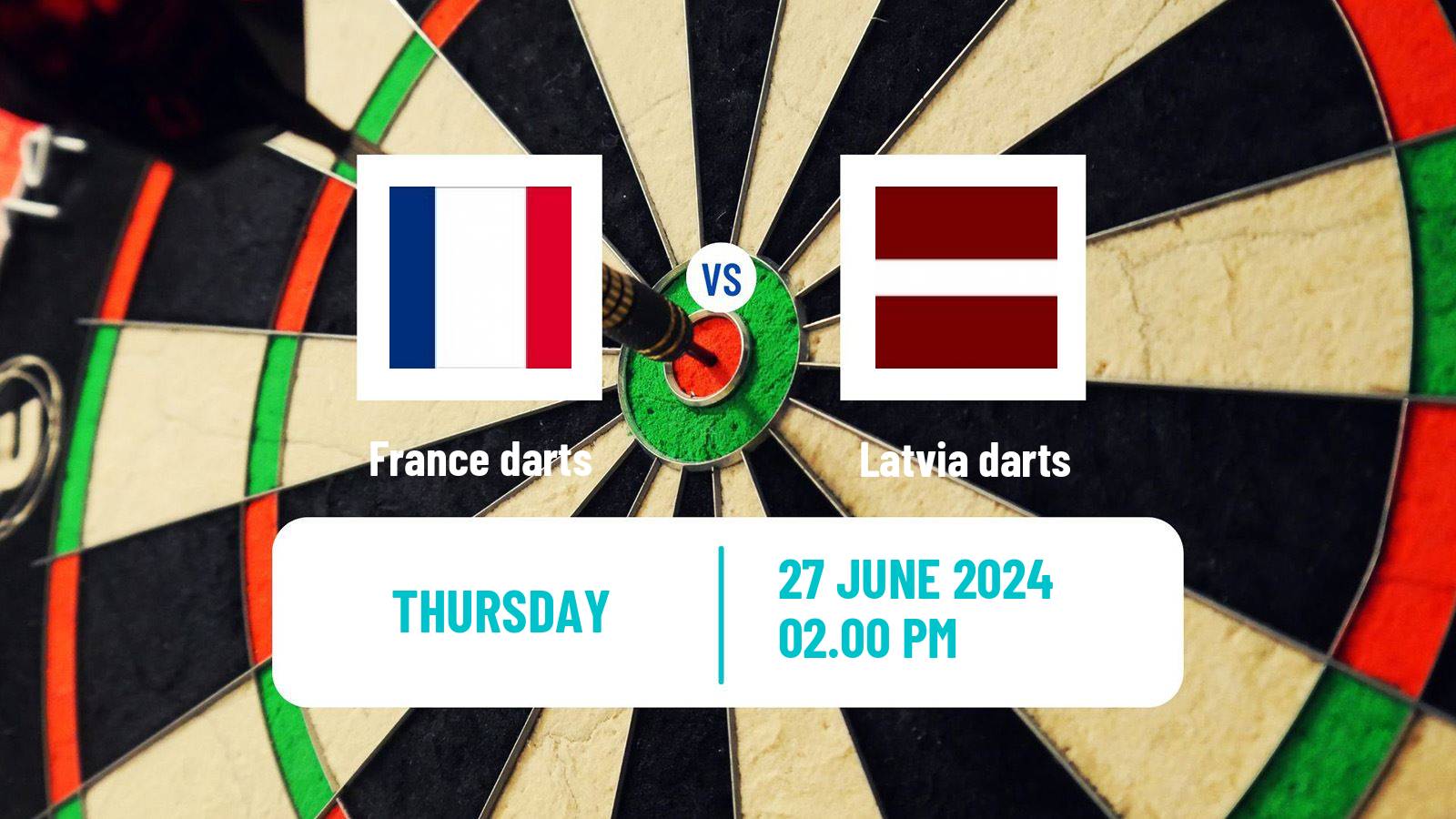 Darts World Cup Teams France - Latvia