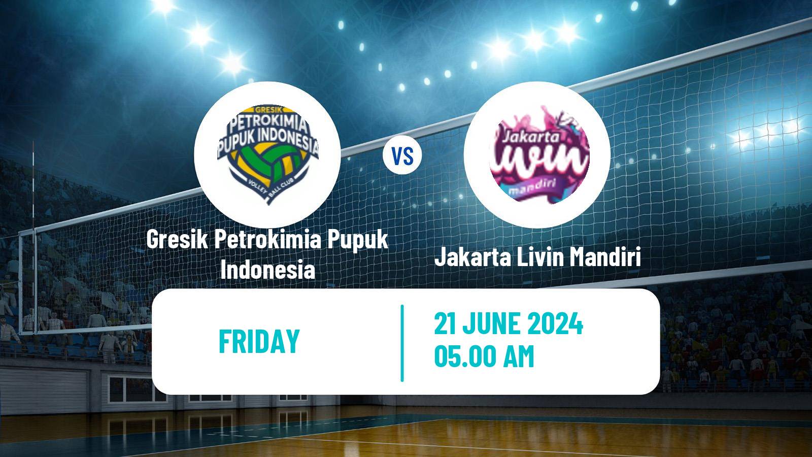 Volleyball Indonesian Proliga Volleyball Women Gresik Petrokimia Pupuk Indonesia - Jakarta Livin Mandiri