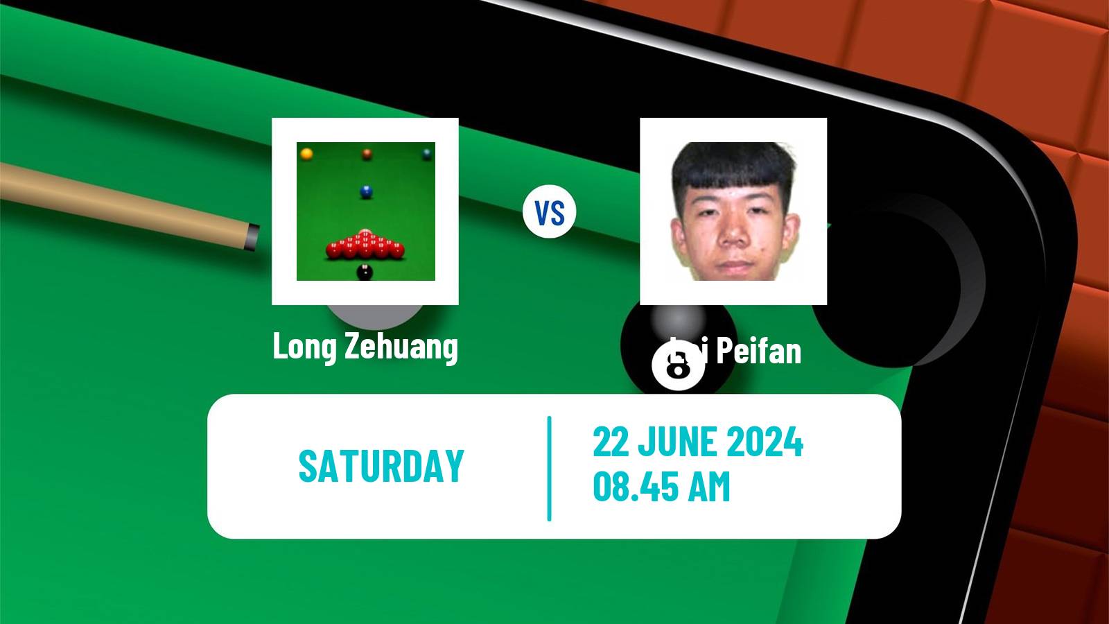 Snooker Championship League Long Zehuang - Lei Peifan