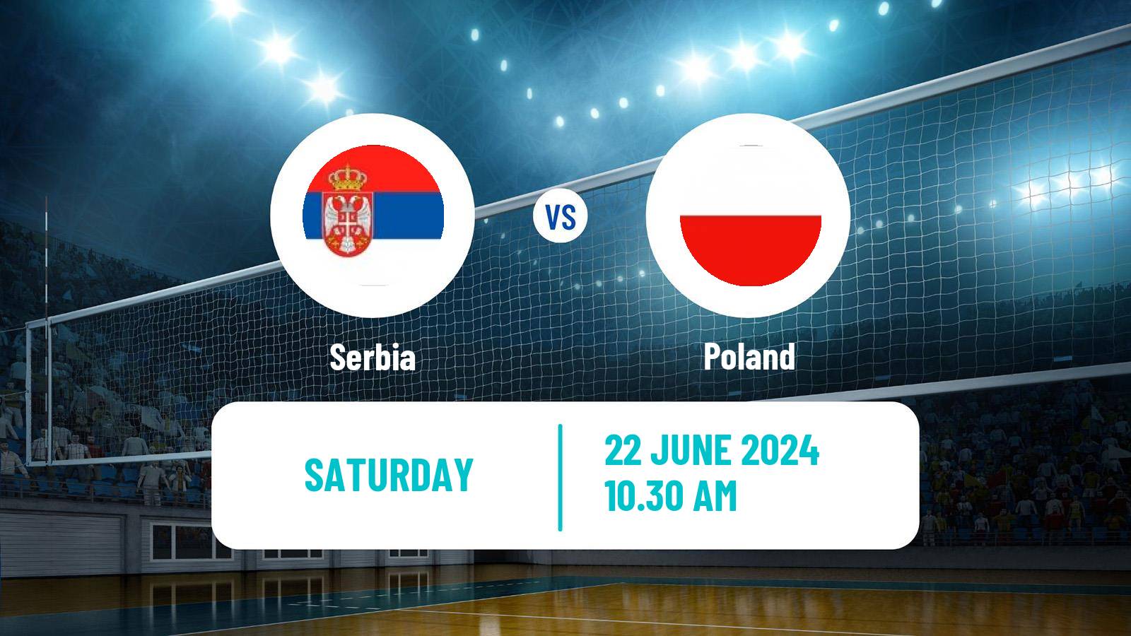 Volleyball Nations League Volleyball Serbia - Poland