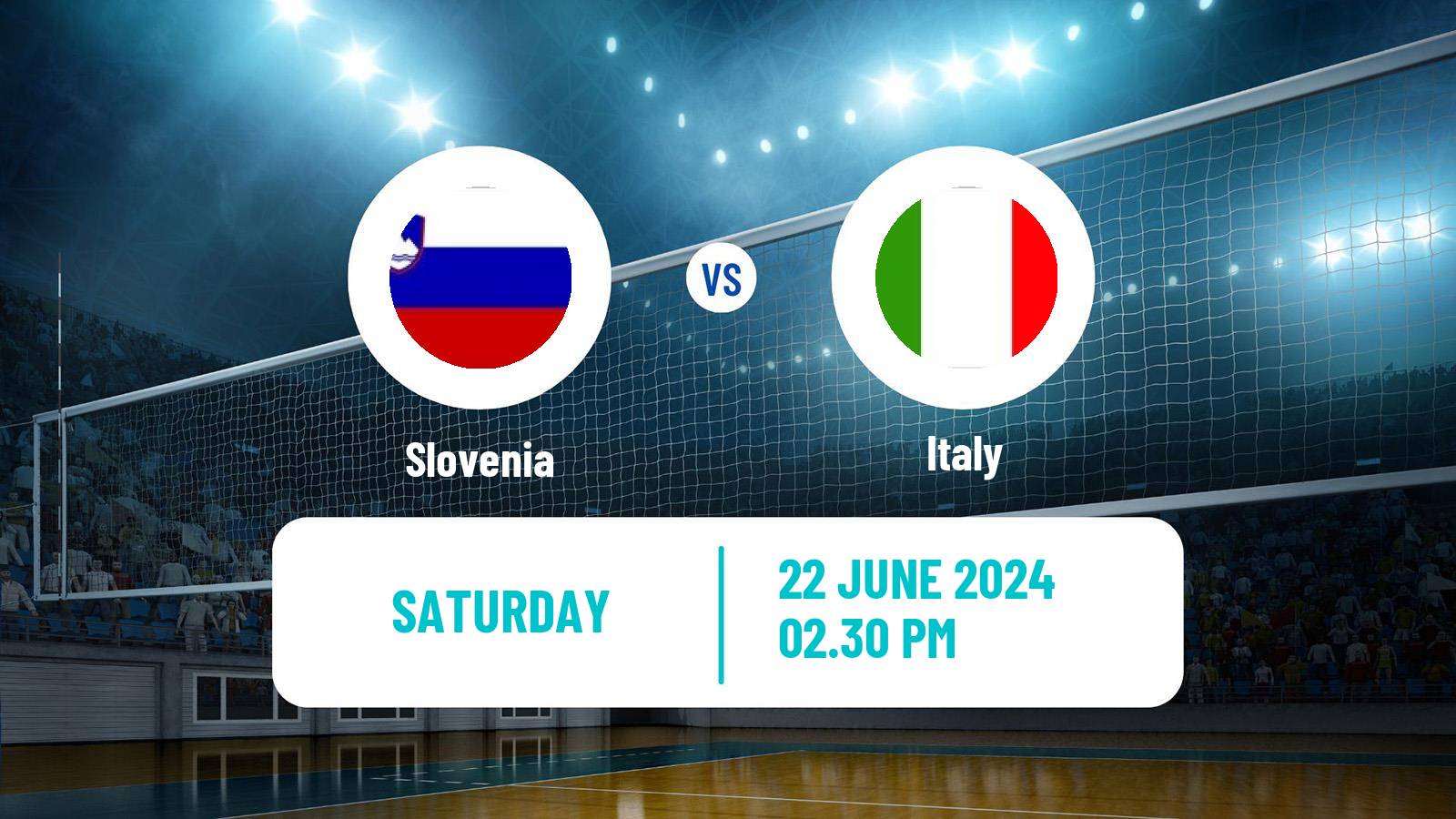 Volleyball Nations League Volleyball Slovenia - Italy