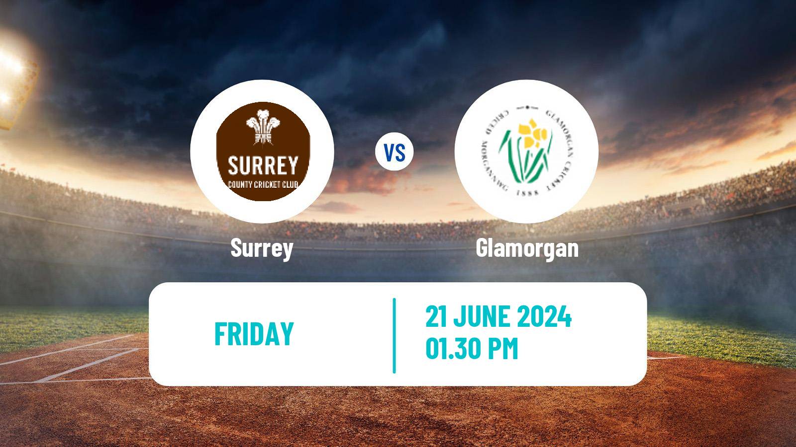 Cricket Vitality Blast Surrey - Glamorgan