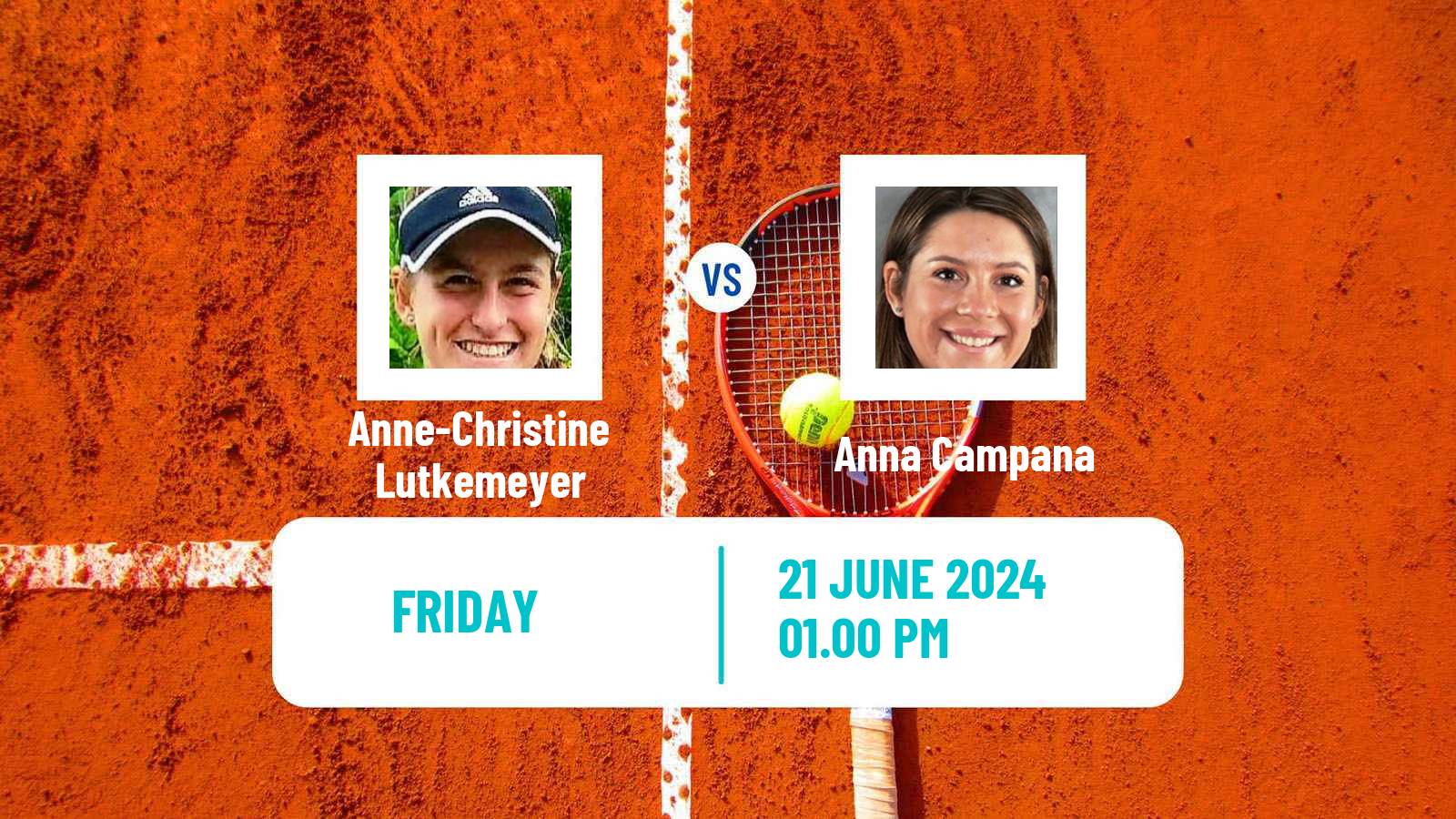 Tennis ITF W15 Rancho Santa Fe Ca Women Anne-Christine Lutkemeyer - Anna Campana