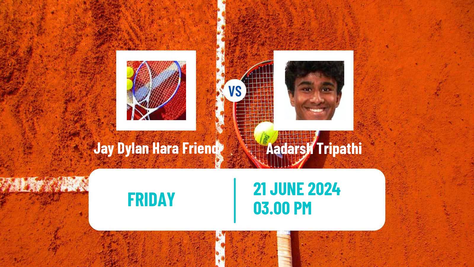 Tennis ITF M15 Rancho Santa Fe Ca Men Jay Dylan Hara Friend - Aadarsh Tripathi