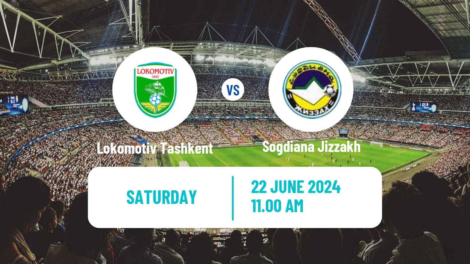 Soccer Uzbek League Lokomotiv Tashkent - Sogdiana Jizzakh
