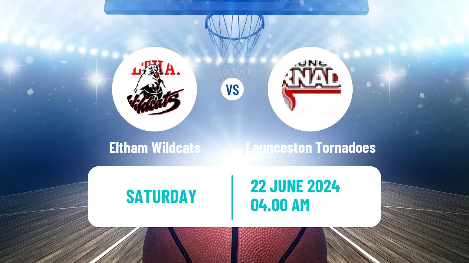 Basketball Australian NBL1 South Women Eltham Wildcats - Launceston Tornadoes
