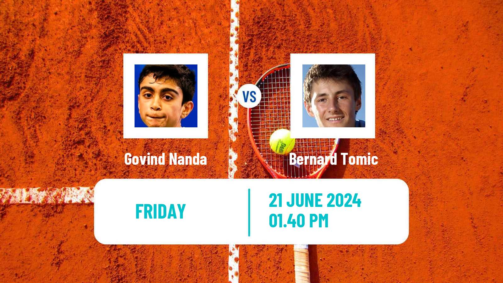 Tennis ITF M25 Tulsa Ok Men Govind Nanda - Bernard Tomic