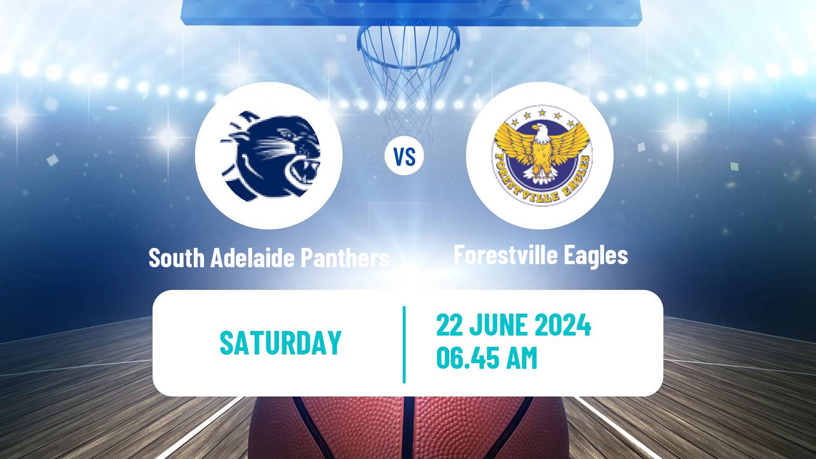 Basketball Australian NBL1 Central Women South Adelaide Panthers - Forestville Eagles