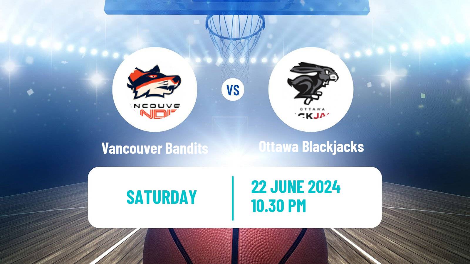 Basketball Canadian CEBL Vancouver Bandits - Ottawa Blackjacks