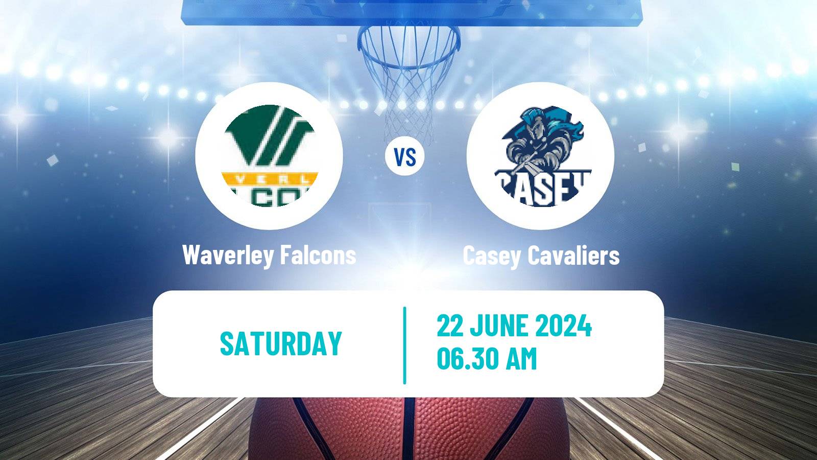 Basketball Australian NBL1 South Waverley Falcons - Casey Cavaliers