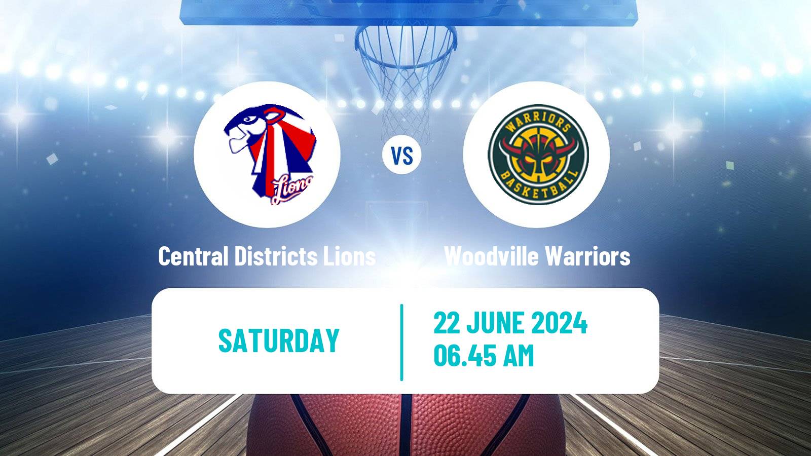 Basketball Australian NBL1 Central Central Districts Lions - Woodville Warriors