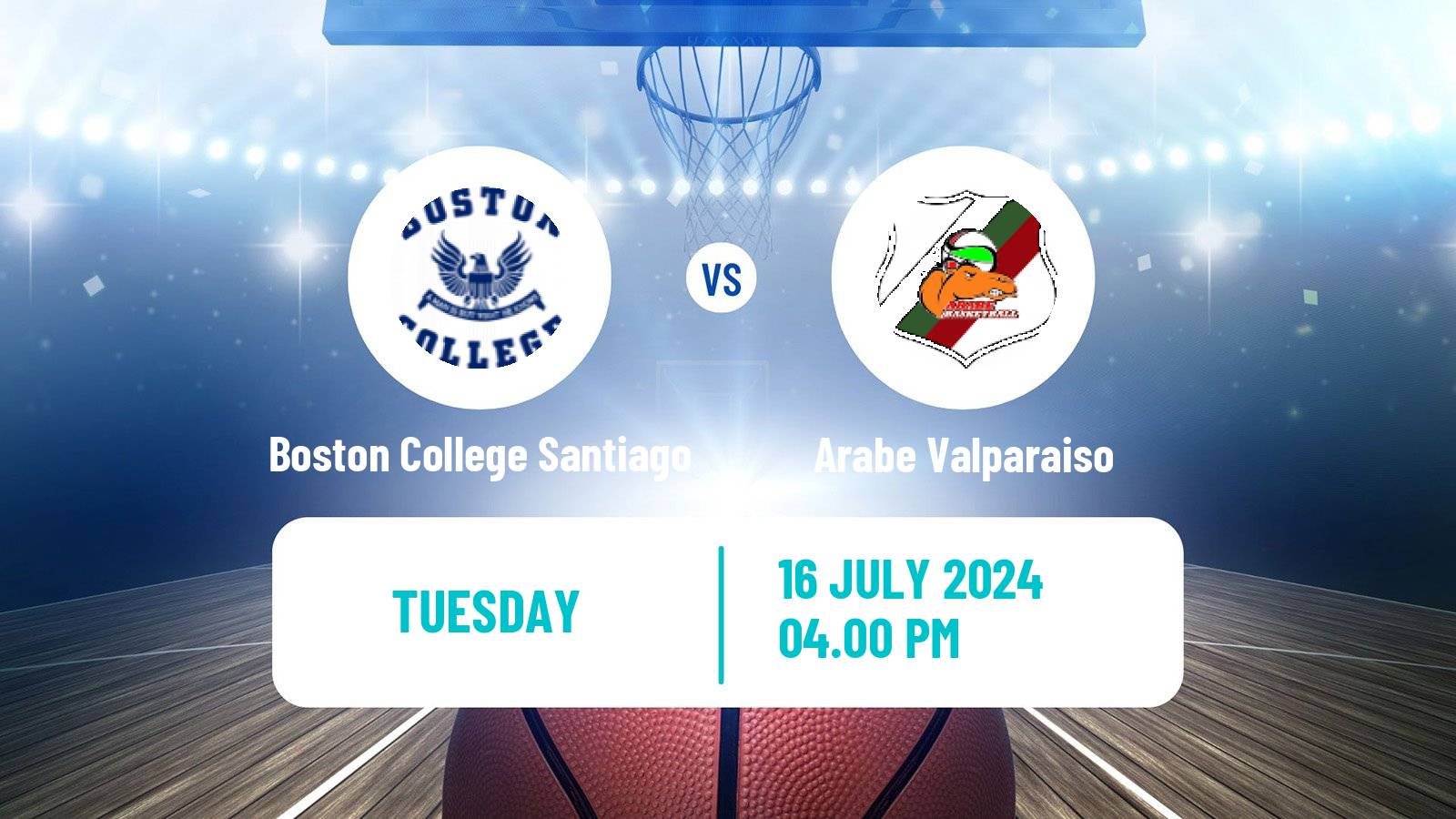 Basketball Chilean LNB 2 Boston College Santiago - Arabe Valparaiso