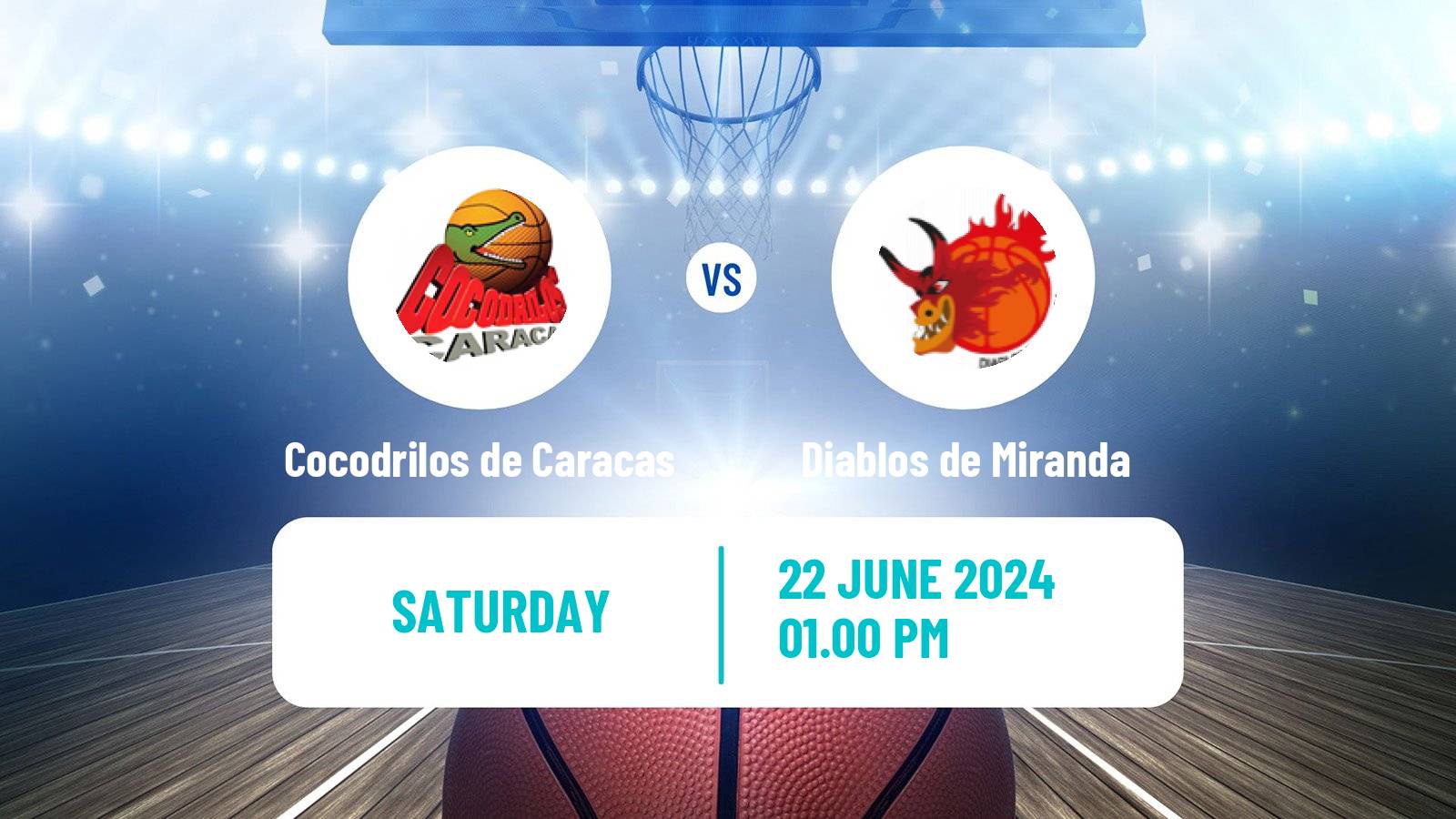 Basketball Venezuelan Superliga Basketball Cocodrilos de Caracas - Diablos de Miranda