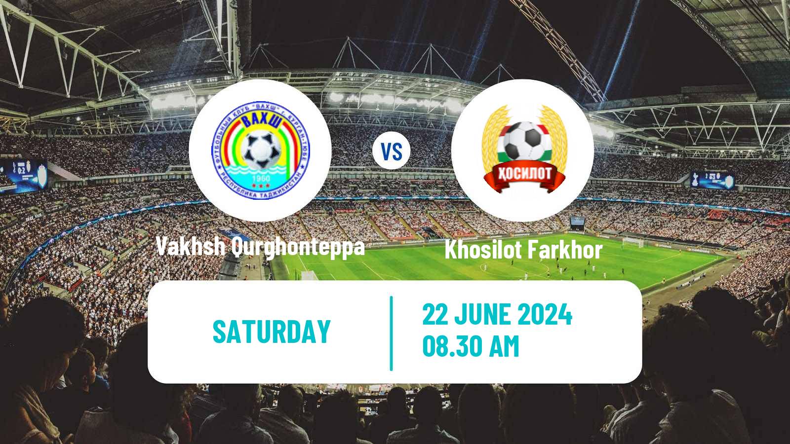 Soccer Tajik League Vakhsh Qurghonteppa - Khosilot Farkhor