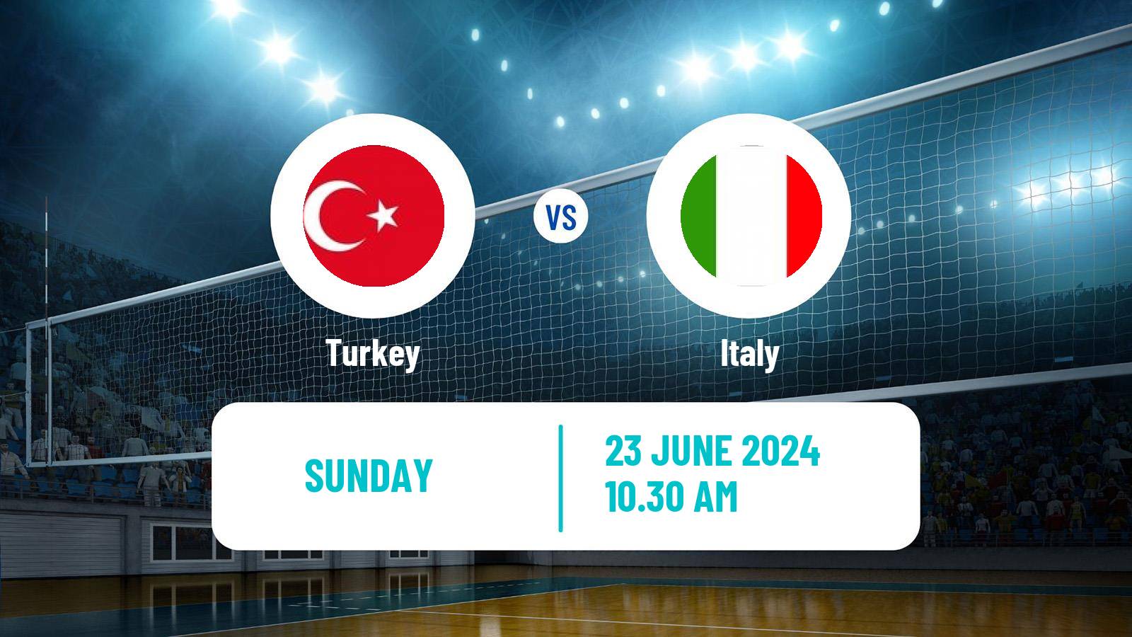 Volleyball Nations League Volleyball Turkey - Italy